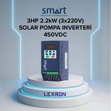 Smart - İnges 3 Hp 2.2 Kw 3X220 Solar Pompa İnverteri - 220 Volt Güneş Enerji Sistemi Sürücüsü