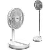 Smart Katlanabilir Vantilatör Doğal Rüzgar Şarj Edilebilir Bataryalı 4 Hız Kademeli Ultra Sessiz Taşınabilir Ayaklı Fan X6103