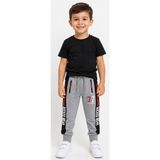 Smart Kids Erkek Çocuk Rocked Yazı Desenli Fermuar Cepli Gri Renk Eşofman Altı - 5 - 6 Yaş