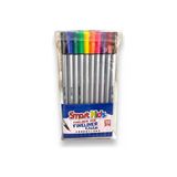 Smart Kids Fineliner Kalem (İnce Uçlu Keçeli Kalem) 10 Renk Pvc Paket