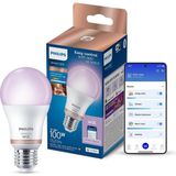 Smart Lighting LED Ampul A60 E27 100W Eşdeğer Rgb - Google Home, Alexa, Homekit ve Matter Uyumlu - Çok Renkli