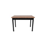 Smart Masa Atlantik Çam Siyah 110X70