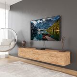 Smart Mobilya Karma 3 Kapaklı 180 cm Duvara Monte Tv Ünitesi - Atlantik Çam