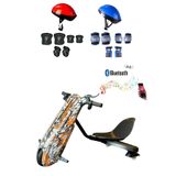 SMART STORE Citymate Drift Car Elektrikli Kaykay Bluetooth Dirift Kar Hoverboard Scooter + Koruma Ekipmanı D25