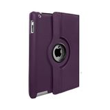 Smart Tech Apple iPad 2 3 4 9.7 " 360 Derece Döner Standlı Tablet Kılıfı - Mor