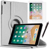 Smart Tech Apple iPad 5 Nesil / 6 Nesil Kılıf Ekran Koruyucu ve Kalem Set - Gümüş
