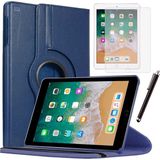 Smart Tech Apple iPad 5 Nesil / 6 Nesil Kılıf Ekran Koruyucu ve Kalem Set - Lacivert
