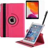 Smart Tech Apple iPad 7. Nesil / 8. Nesil / 9. Nesil 10,2 Inç Kılıf Ekran Koruyucu Kalem Set - Pembe