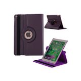 Smart Tech Apple İpad 8 Nesil 2020 10,2 İnç Döner Standlı Tablet Kılıfı Mor