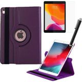 Smart Tech Apple iPad Pro 10,5 Inç ve iPad Air 3 10,5 Inç Kılıf Ekran Koruyucu Kalem Set - Mor