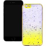 Smart Tech Apple iPhone 6/6s Simli Şeffaf Sert Slikon Kılıf - iPhone 6S - Sarı