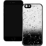 Smart Tech Apple iPhone 6/6s Simli Şeffaf Sert Slikon Kılıf - iPhone 6S - Siyah