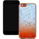 Smart Tech Apple iPhone 6/6s Simli Şeffaf Sert Slikon Kılıf - iPhone 6S - Turuncu