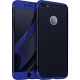 Smart Tech Apple Iphone 8 Gkk Kılıf 360 Derece Tam Koruma - Mavi - Siyah