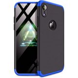 Smart Tech Apple Iphone Xr Gkk Kılıf 360 Derece Tam Koruma - Mavi - Siyah