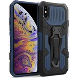 Smart Tech Apple Iphone Xs Max Zırh Tank Kılıf Yüksek Koruma - Mavi