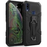 Smart Tech Samsung Galaxy A10S Zırh Tank Kılıf Yüksek Koruma - Siyah