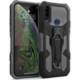 Smart Tech Samsung Galaxy A20S Zırh Tank Kılıf Yüksek Koruma - Gri