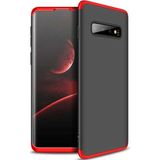 Smart Tech Samsung Galaxy S10 Gkk Kılıf 360 Derece Tam Koruma - Siyah - Kırmızı