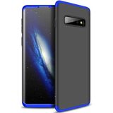 Smart Tech Samsung Galaxy S10 Gkk Kılıf 360 Derece Tam Koruma - Siyah - Mavi
