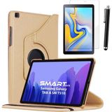 Smart Tech Samsung Galaxy Tab A Sm T510 10,1 Inç Kılıf Ekran Koruyucu Kalem Set - Altın