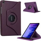 Smart Tech Samsung Galaxy Tab A7 Sm T220 T225 8.7 Inç Döner Standlı Tablet Kılıfı - Mor