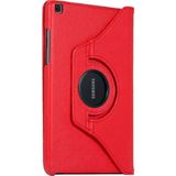 Smart Tech Samsung Galaxy Tab A7 Sm T500 10.4" Döner Standlı Tablet Kılıfı Kırmızı