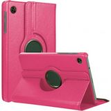 Smart Tech Samsung Galaxy Tab A9 X110 Uyumlu 8,7 Inç Döner Standlı Tablet Kılıfı - Pembe