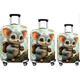 Smart Travel 3lü Set Büyük Orta Kabin Boy Valiz Bavul Koruyucu Kılıfı - Çok Renkli