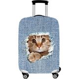Smart Travel Orta Boy Valiz Bavul Koruyucu Kılıfı - Kedi