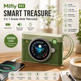 Smart Treasure M3 10000 Mah 22.5W Hızlı Şarjlı Powerbank Bluetooth Hoparlör 1.53’’ Dokunmatik Akıllı Ekranlı Taşınabilir Şarj Cihazı