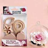 Smarta Silikon Kalıp Gül Kalıpları Ve Yaprak Kesici Seti Sk1013023