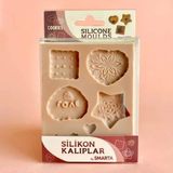 Smarta Silikon Kalip Kurabiyeler - Cookies Sk1013018