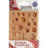 Smarta Silikon Kalıplar – Minik Çiçekler 10 x 13 CM