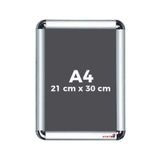 Smartad A4 Afiş Çerçevesi - Açılır Kapanır Aluminyum Çerçeve - Belge Çerçevesi A4 Çerçeve - Rondo