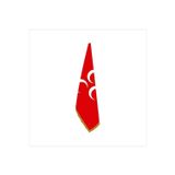 Smartad Kırmızı Üç Hilal Telalı Makam Bayrağı Direksiz