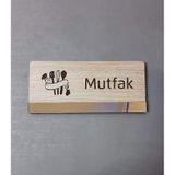 Smartad Klasik Mdf Serisi Mutfak Kapı Isimliği