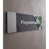 Smartad Klasik Seri Fizyoterapist Kapı Isimliği