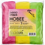 SmartBee Hobee 3'lü Mikrofiber 40x40 cm 265GSM Kalın Temizlik Bezi