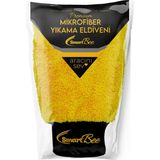 Smartbee Premium Mikrofiber Eldiven Sarı Renkli Araç Yıkama ve Cila İçin Etkili Temizlik