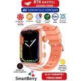 Smartberry Görüntülü Görüşme Gps Wıfı Net Konum Gizli Dinleme Akıllı Çocuk Takip Saati Sim Kartlı - Turuncu Z50