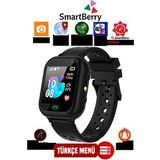 Smartberry Z5 Lbs Konumlu Akıllı Çocuk Takip Saati Sim Kartlı Arama, Kameralı, Gizli Dinleme Özellikli- Siyah