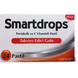 Smartdrops Portakallı C Vitaminli 24 Pastil