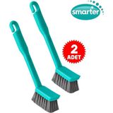 Smarter 2 Adet Bulaşık Fırçası Yeşil Renkli Temizlik Ürünü - 28X13X5