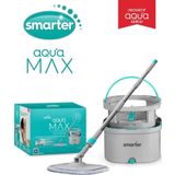 SMARTER AQUA MAX TEMİZ & KİRLİ SUYU AYIRMA ÖZELLİĞİ ÇİFT KOVA OTOMATİK TEMİZLİK SETİ MOP PASPAS