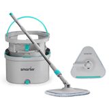 SMARTER Aqua Max Ve Üçgen Aparat Temiz & Kirli Suyu Ayırma Temizlik Seti Mop Paspas Cam Sileceği