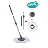SMARTER Mikrofiber 3'lü Set Sap, Başlık, Mop Paspas Otomatik Temizlik Setlerine Uyumlu