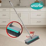 Smarter Pratik Yüzey Fırçası Döner Başlıklı Çekçek Banyo Mutfak Fayans Balkon Gri