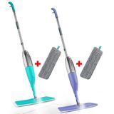 SMARTER SHINY SPREY MOP PASPAS TEMİZLİK SETİ RENKLİ 2 Lİ + 2 YEDEK MOP (VERY PERİ-YEŞİL)