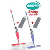SMARTER Shıny Sprey Mop Renkli 2 Li 2 Yedek Mop ( Very Peri-somon) Mop Paspas Temizlik Seti